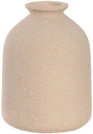 Vaso Decorativo Porcelana Bege 10,9cm