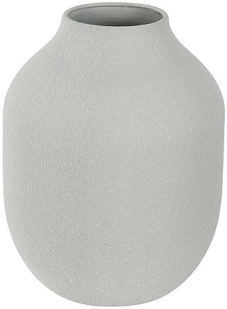 Vaso Decorativo Metal Off White 20cm