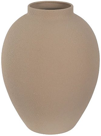 Vaso Decorativo Metal Bege 23,5cm
