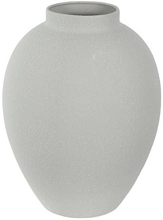 Vaso Decorativo Metal Off White 23,5cm