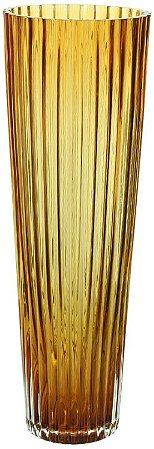 Vaso Decorativo Vidro Ambar 40cm