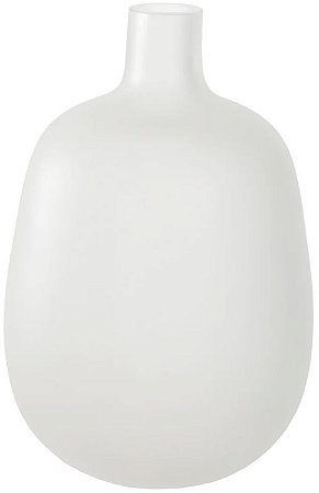 Vaso Decorativo Vidro Transparente Fosco 30cm