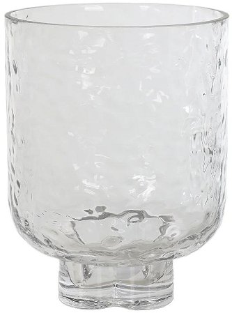 Vaso Decorativo Vidro Transparente 20cm