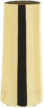 Vaso Decorativo Aco Inox Dourado 28cm