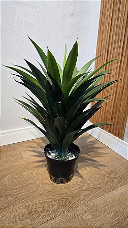 Planta Árvore Artificial Agave 70cm Real Toque