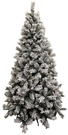 Planta Artificial Arvore Natal New Michigan Nevada 670 Tips C/Base Metal Verde 1.8m