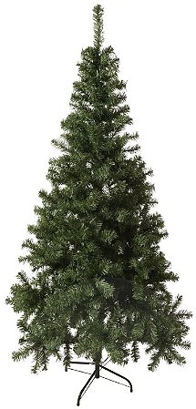 Planta Artificial Arvore Natal New Filadelfia 710 C/Tips C/Base Metal Verde 1.8m