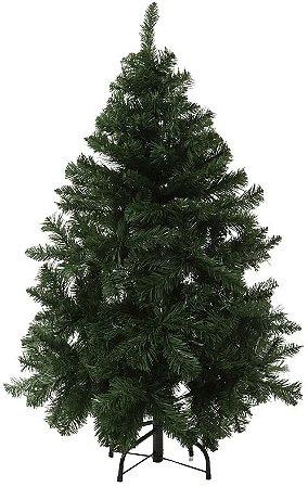 Planta Artificial Arvore Natal New Michigan 300 Tips C/Base Metal Verde 1.2m