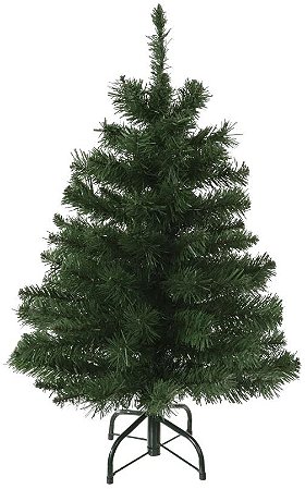 Planta Artificial Arvore Natal New Michigan 107 Tips C/Base Metal Verde 1m