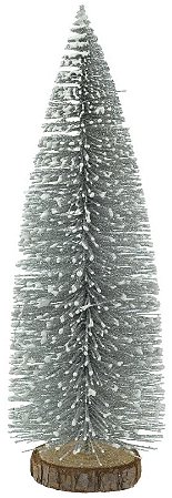 Árvore De Natal Mini Prata 25cm