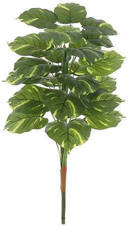 Planta Artificial Arvore Jiboia Real Toque X24 Verde Creme 1.2m