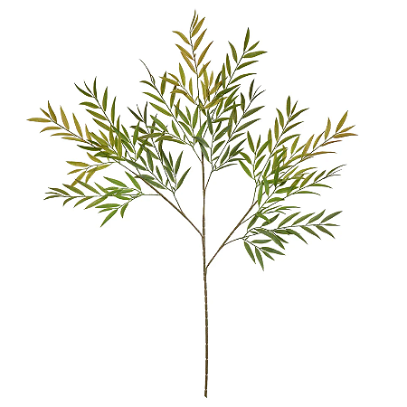 Planta Artificial Galho Bamboo aramado C/Print PLT X12 (verde outono) 1,04m