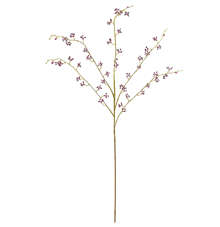 Planta Artificial Galho Semente X45 (vermelho) 88cm