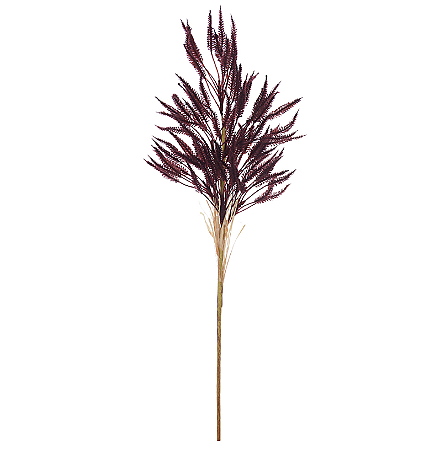 Planta Artificial Galho Grass C/Flocked X80 (marsala) 80cm