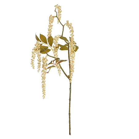 Planta Artificial Galho Sementes X8 (creme outono) 75cm