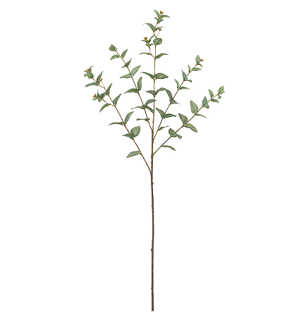 Planta Artificial Galho Eucalipto Real Toque X73 (verde outono) 90cm