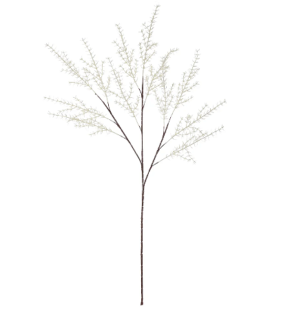 Planta Artificial Galho Alecrim Aramado C/Print PLT X12 (off white) 1,03m