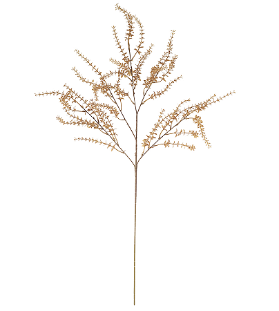 Planta Artificial Galho Hidrila Aramado C/Print PLT X37 (ocre) 1,1m