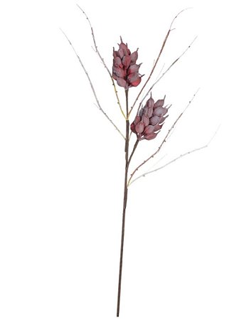 Planta Artificial Galho Sementes X40 (vermelho) 92cm