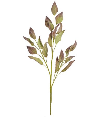 Planta Artificial Galho Folha Eva X20 (verde outono) 1m