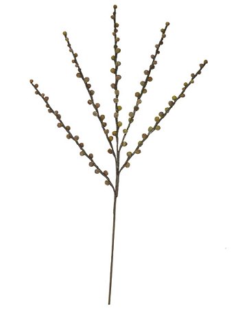 Planta Artificial Galho Sementes X100 (verde outono) 1,06m