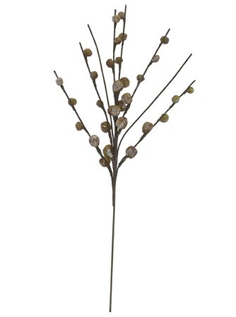 Planta Artificial Galho Sementes X30 (verde outono) 96cm