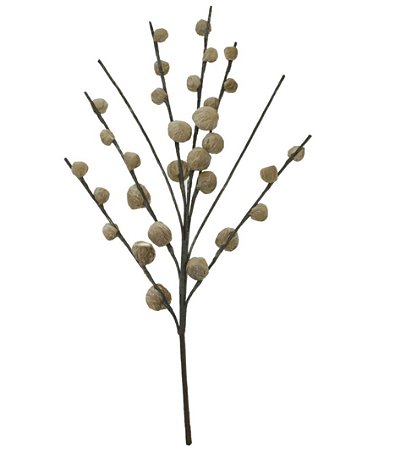 Planta Artificial Galho Sementes X30 (verde oliva) 96cm