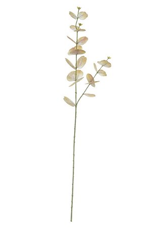 Planta Artificial Galho Eucalipto Real Toque C/Proteção UV X20 (cha) 75cm