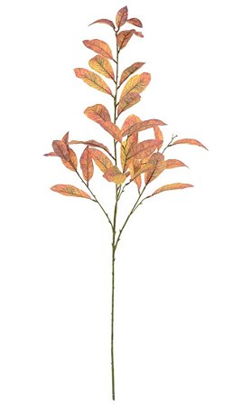 Planta Artificial Galho Folha C/Proteção UV X31 (ocre outono) 1m