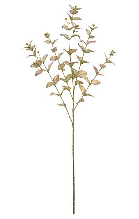 Planta Artificial Galho Eucalipto Real Toque X73 (cha outono) 90cm