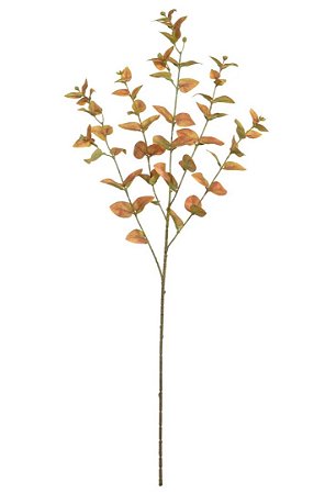 Planta Artificial Galho Eucalipto Real Toque X73 (ocre outono) 90cm
