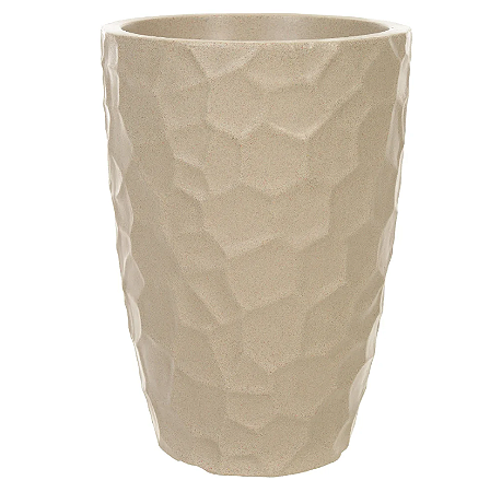 Vaso Polipropileno Verona (areia) 42X30cm