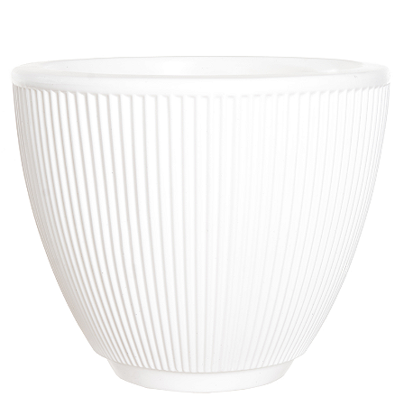 Vaso Polipropileno Terrassa (branco) 26X31cm