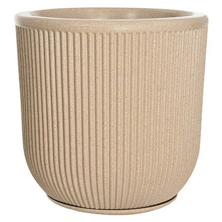 Vaso Polipropileno Terrassa (areia) 29X28cm