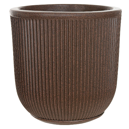 Vaso Polipropileno Terrassa (tabaco) 29X28cm