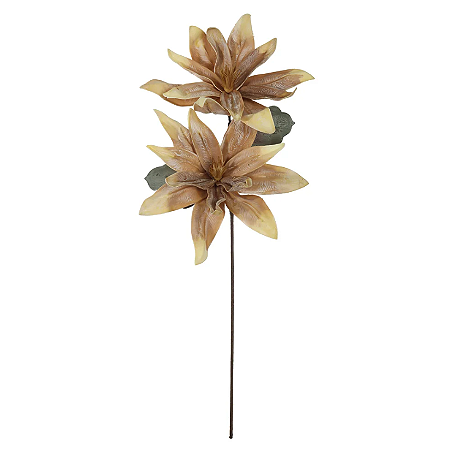Planta Artificial Haster Flor Eva X2 (creme) 1,03m