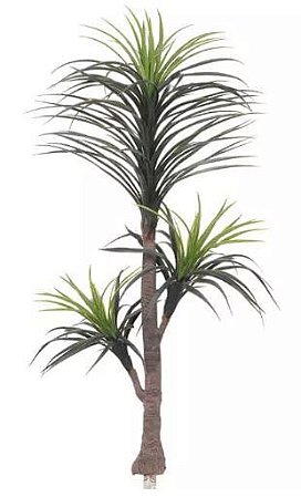 Planta Árvore Artificial Yucca Texturizada Verde 2 Tons 1,5m