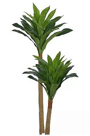 Planta Árvore Artificial Dracena Real Toque Verde 2 Tons 1,2m