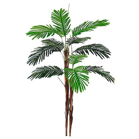 Planta Artificial Árvore Palmeira Real Toque Verde 1,6m