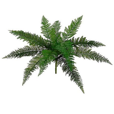 Folhagem Artificial Samambaia Verde 55cm