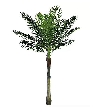 Planta Árvore Artificial Palmeira Texturizado Verde 2,1m