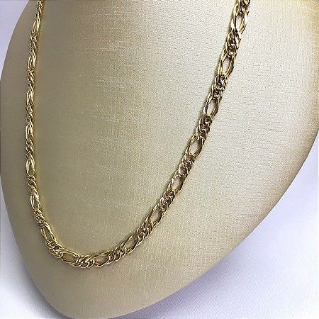 Corrente Elo Cartier Oval Ouro 18K 60cm