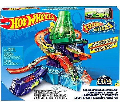 Pista Estação Científica Hot Wheels Color Change - Mattel - Vals Magazine