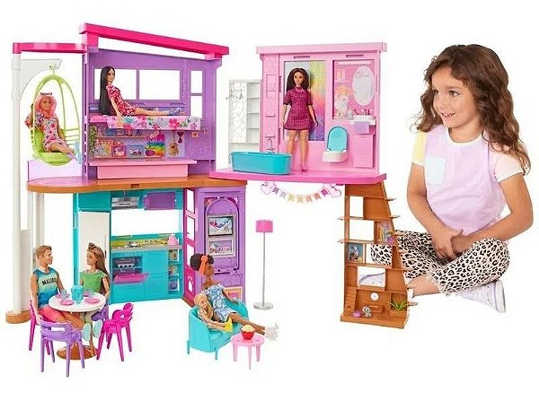 Playset - Barbie - Casa dos Sonhos com Elevador - Mattel - Lista