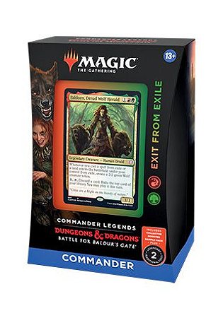 Deck de Commander - Commander Legends: Batalha pelo Portal de Baldur - Saída do Exílio (RG)