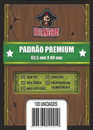 SLEEVE PADRÃO PREMIUM (63,5x88) - Bucaneiros