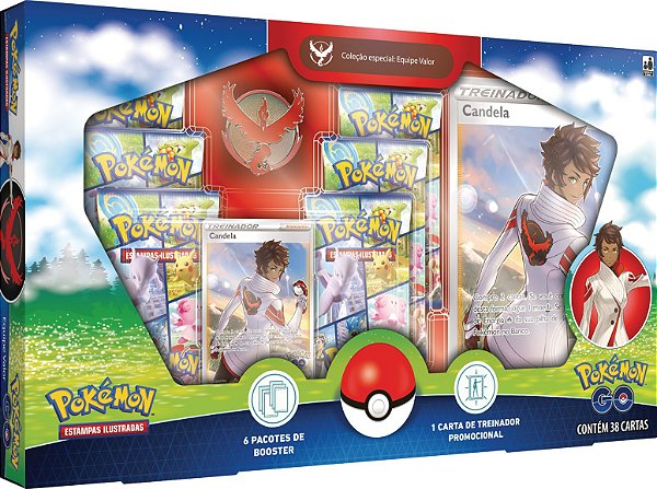 Box Coleção Especial - Pokémon GO - Equipe Valor