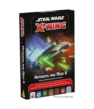 Star Wars X-Wing 2.0: Hotshots & Aces II Reinforcements Pack - Inglês