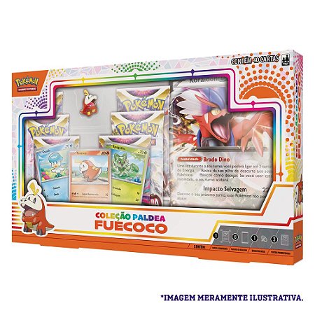 Box Pokémon Coleção Paldea Fuecoco