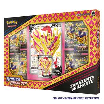 Box Pokémon - Realeza Absoluta - Zamazenta Brilhante